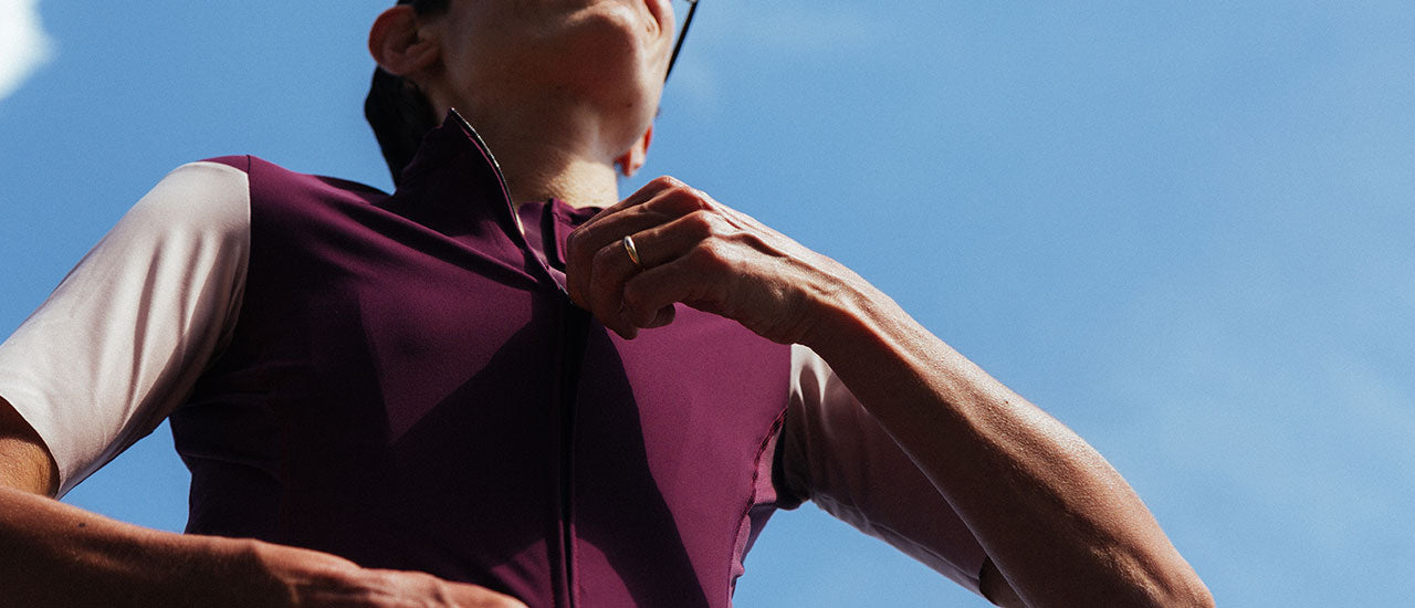 NGNM Performance Jersey Deep Purple Aubergine powder pink
