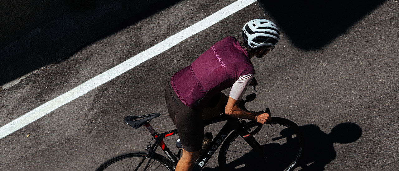 NGNM Performance Bibs Dark Brown deep purple jersey