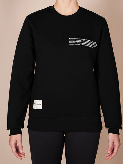 NGNM Mantra Sweathshirt black front