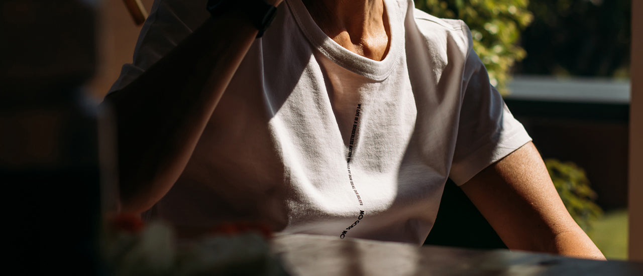 NGNM Mantra T-shirt white cycling