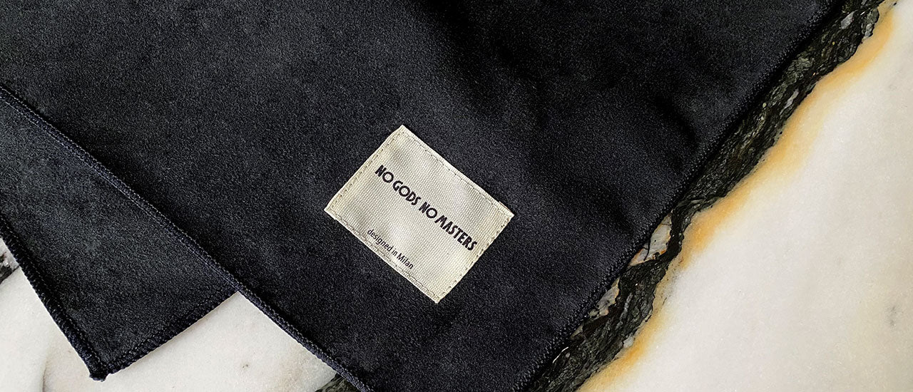 NGNM indoor cycling soft towel black
