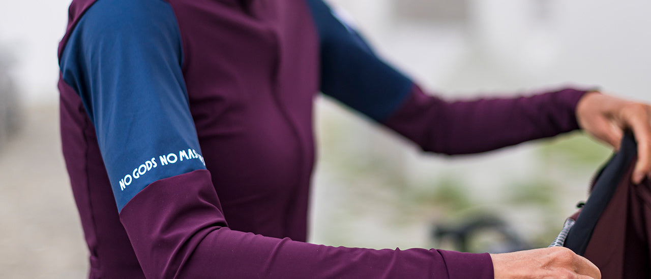 long sleeve jersey aubergine shoulder