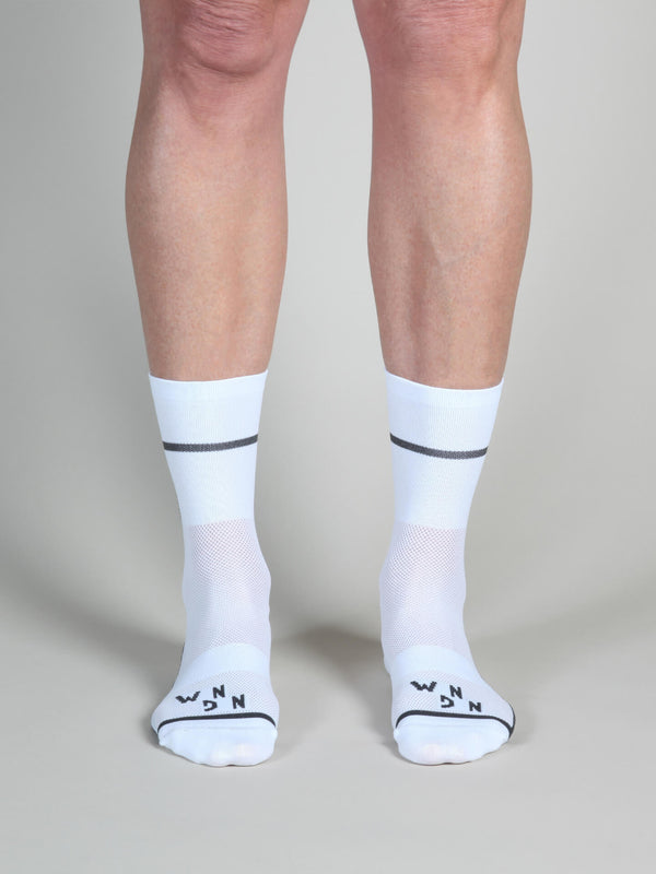 T-section Air Socks NGNM Long White front mesh ultra breathable hot days