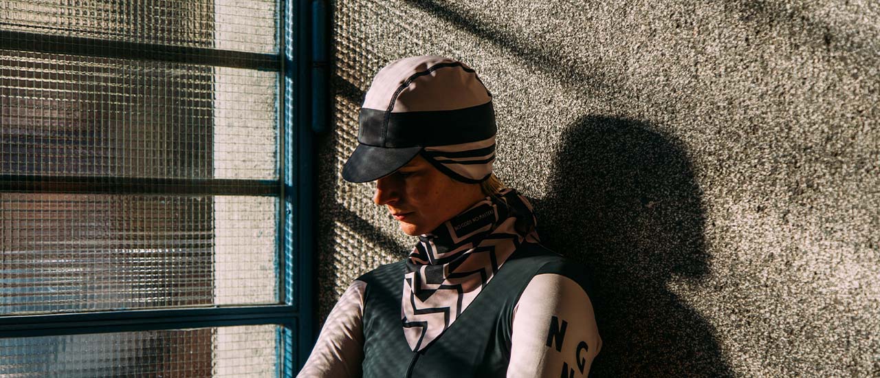 winter cap and foulard