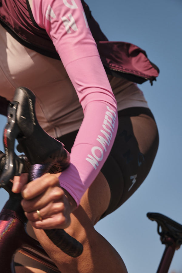 Jersey & Arm warmers Bundle - Sand, Hot Pink