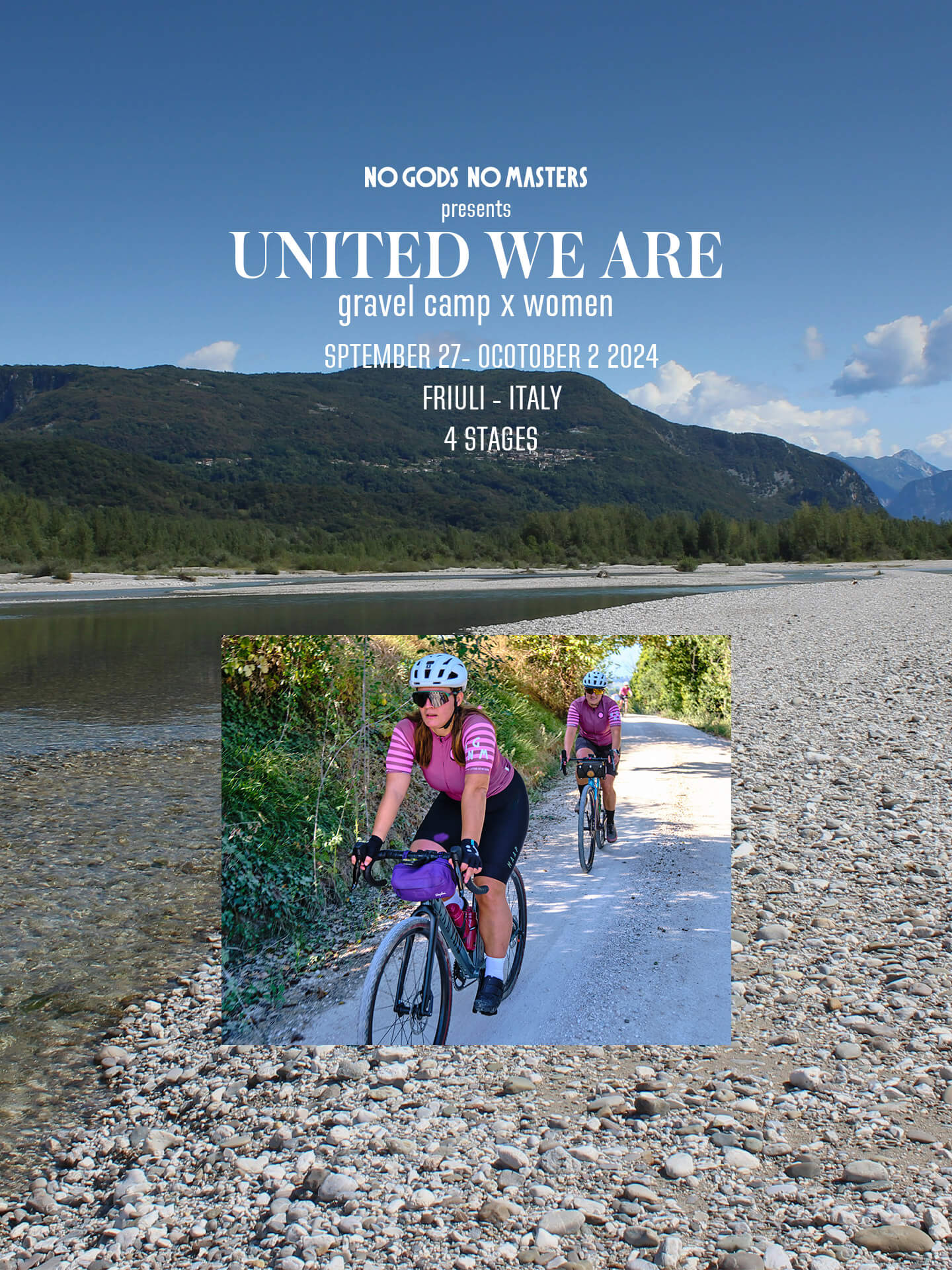 UWAG United We Are gravel camp for women Friuli 2024