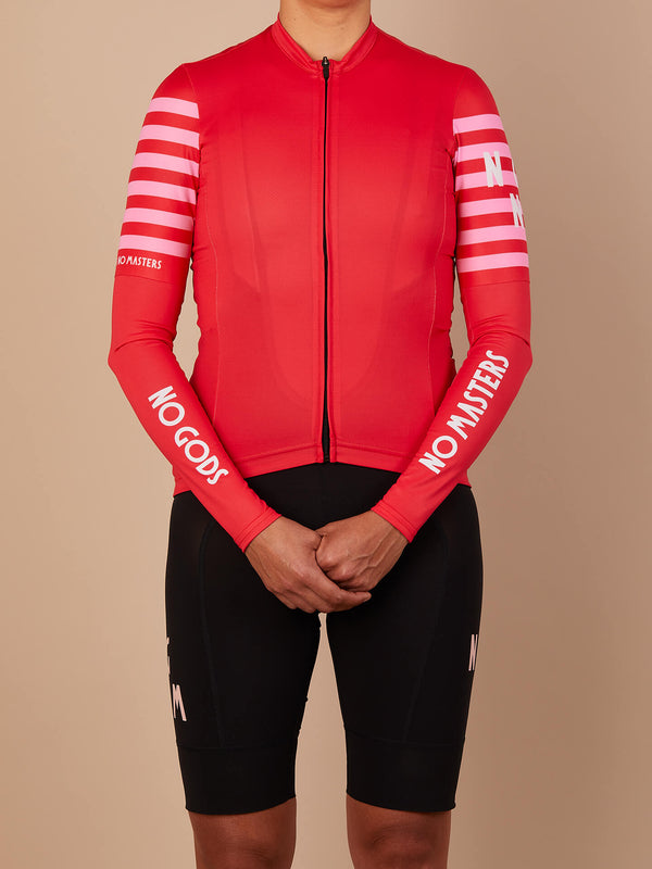 Jersey & Arm warmers Bundle - Red