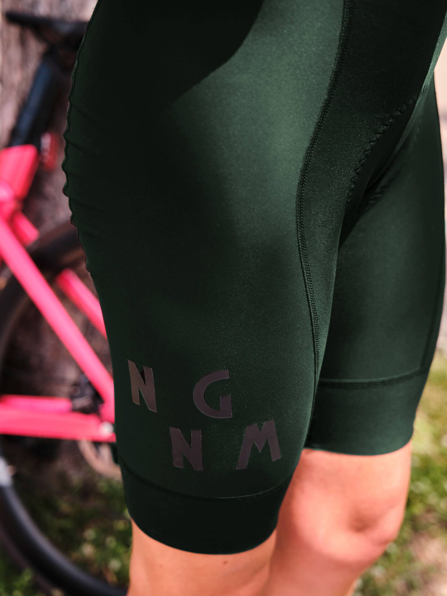 Forest Green Quick Stop Bib Shorts