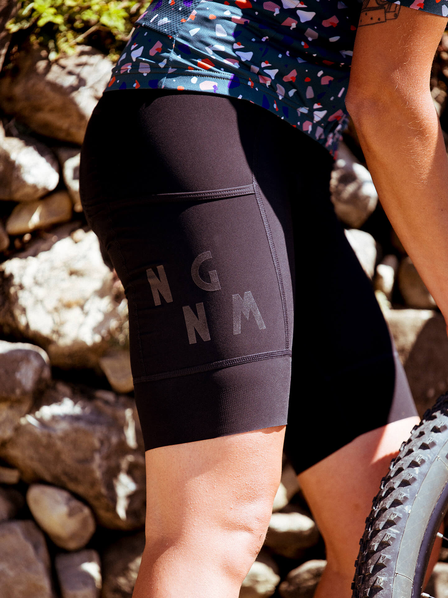 QuickStop Cargo Performance Bib Shorts Black