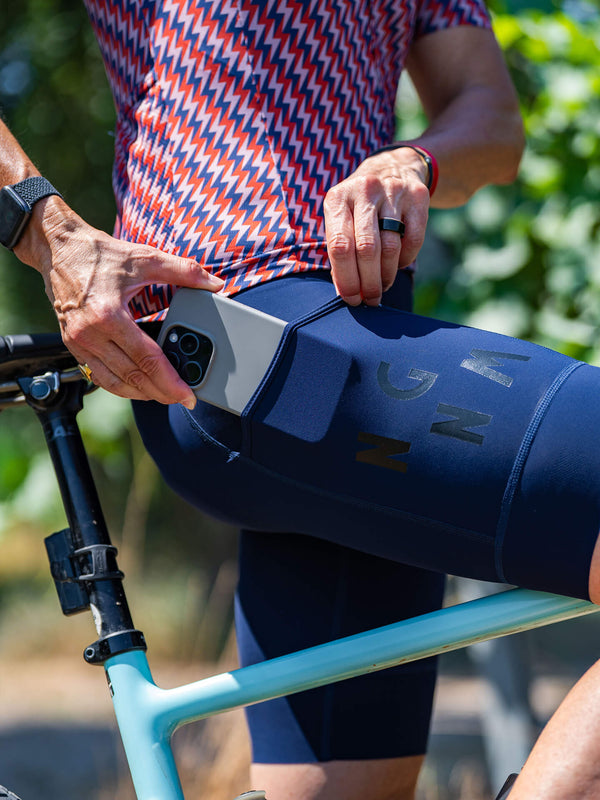 QuickStop Cargo Performance Bib Shorts Blue