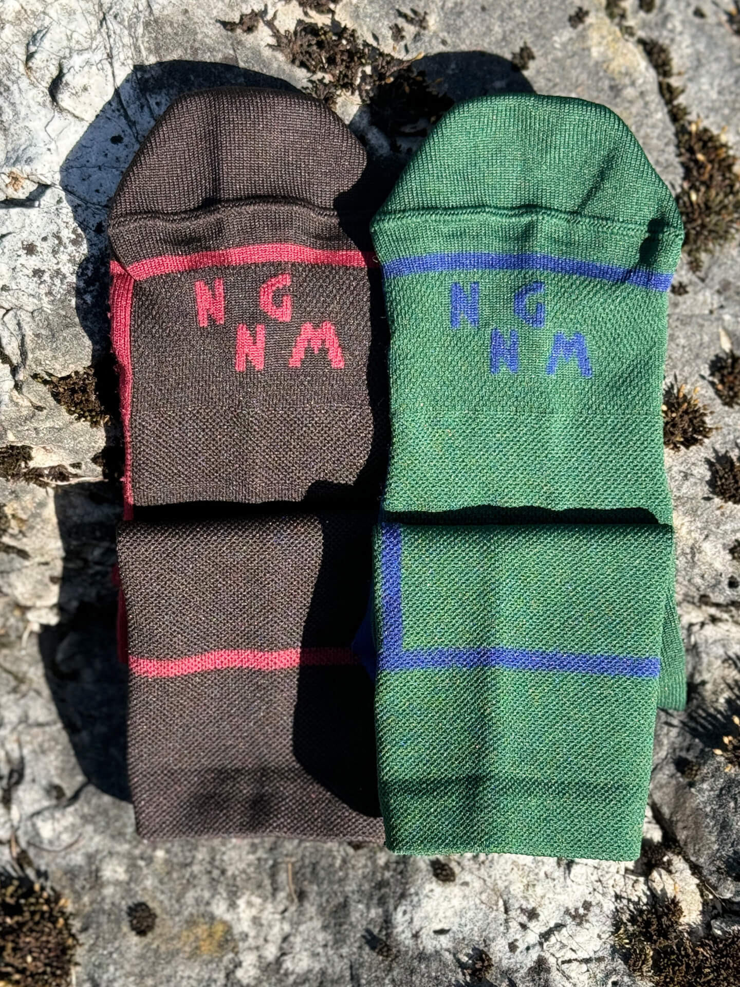 T-section Air Socks Long - Brown