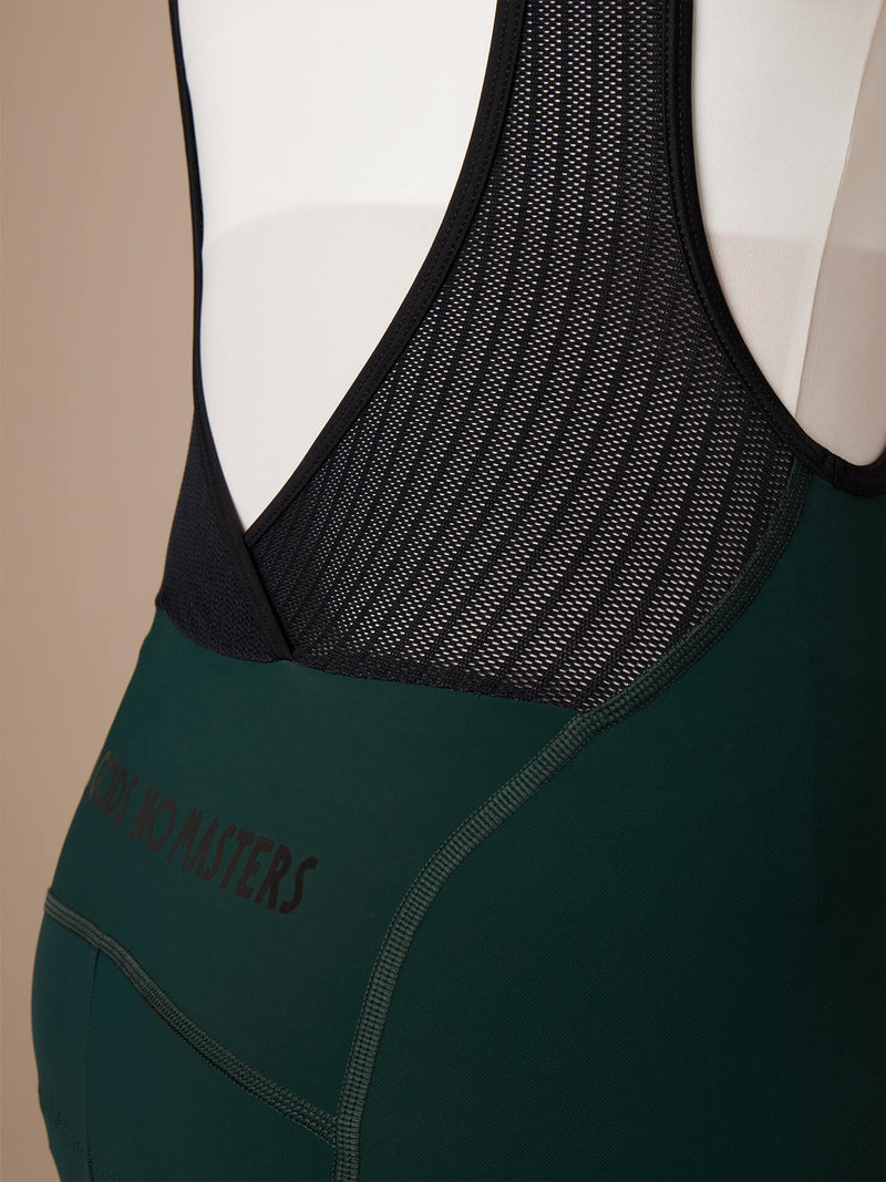 QuickStop Performance Bib Shorts Forest Green