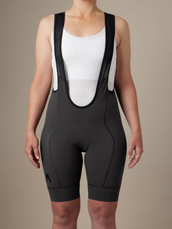 QuickStop Performance Bib Shorts Grey