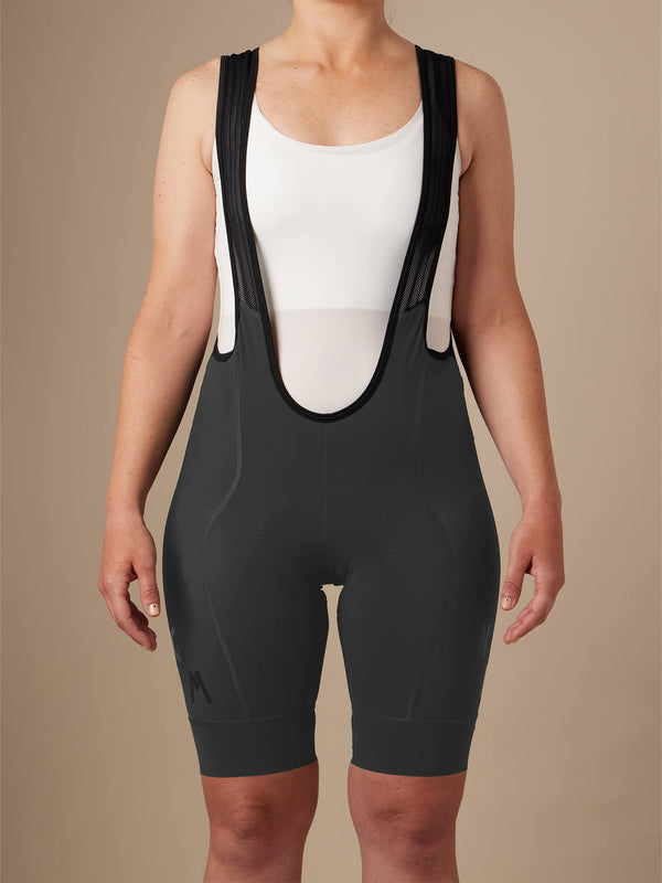 QuickStop Performance Bib Shorts Grey