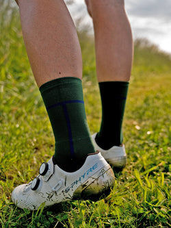 T-section Air Socks Long - Forest Green