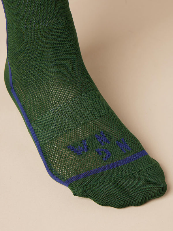 T-section Air Socks Long - Forest Green