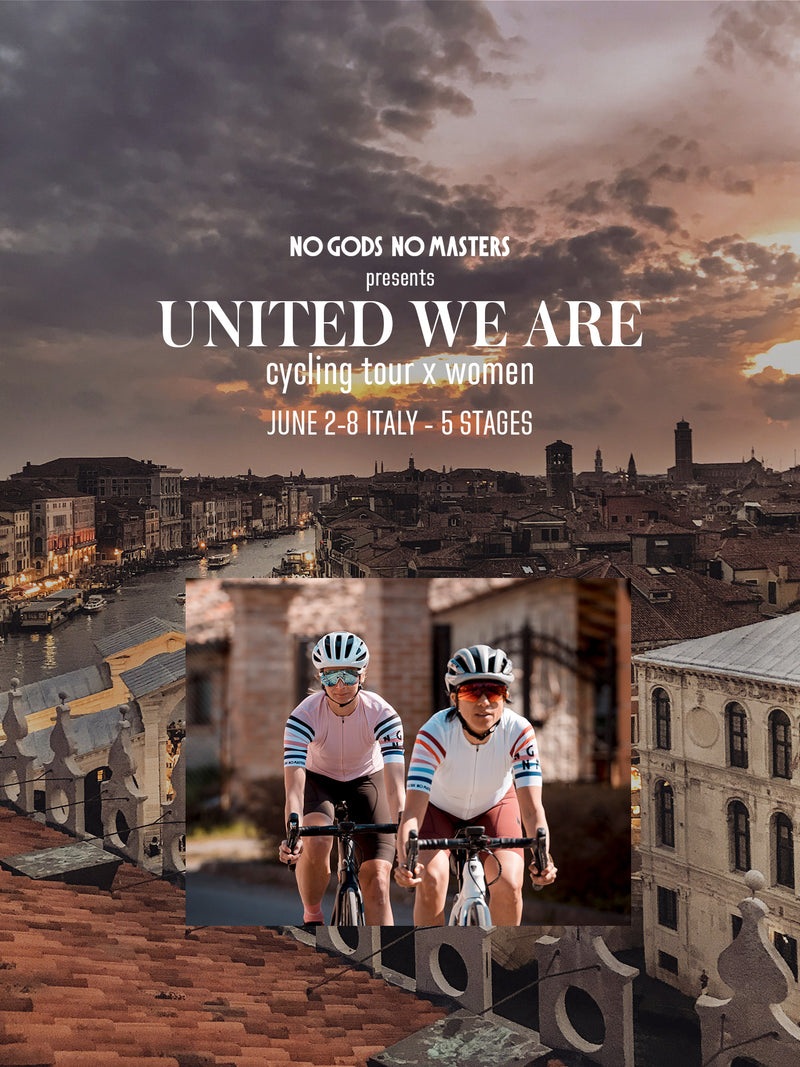 NGNM United We Are cycling tour for women dream vacation Dolomites Tuscany