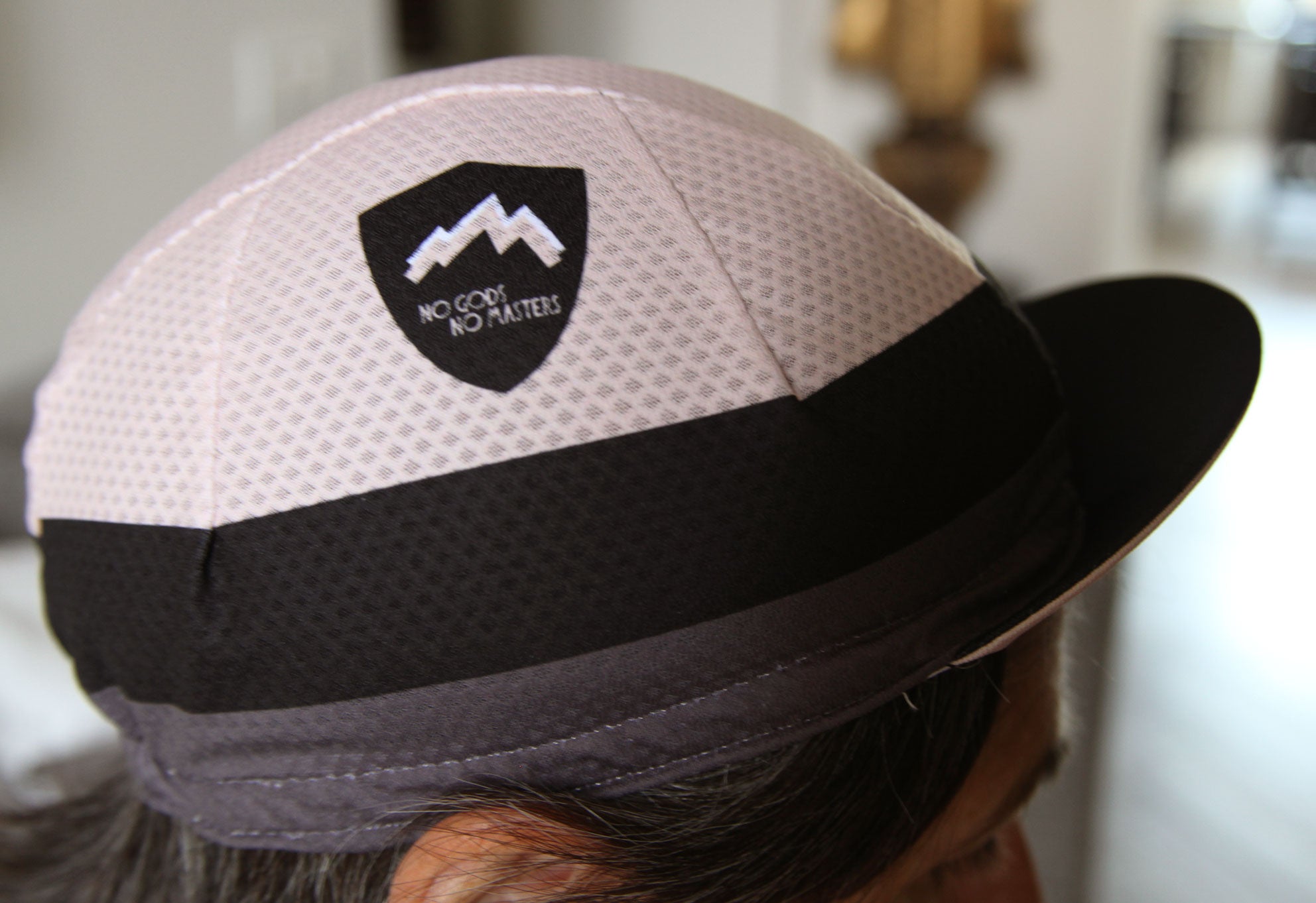 Slider|NGNM Tri-Summer cycling cap side in powder pink light mesh