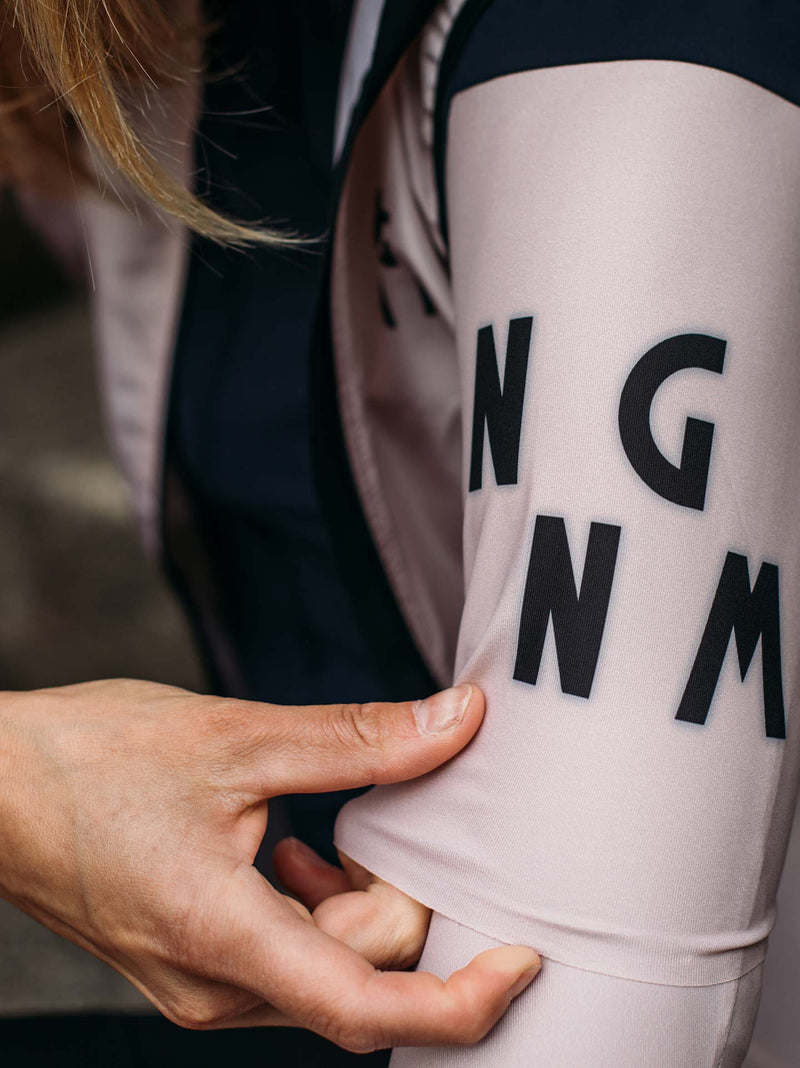 NGNM Performance Jersey sleeve blue powder pink