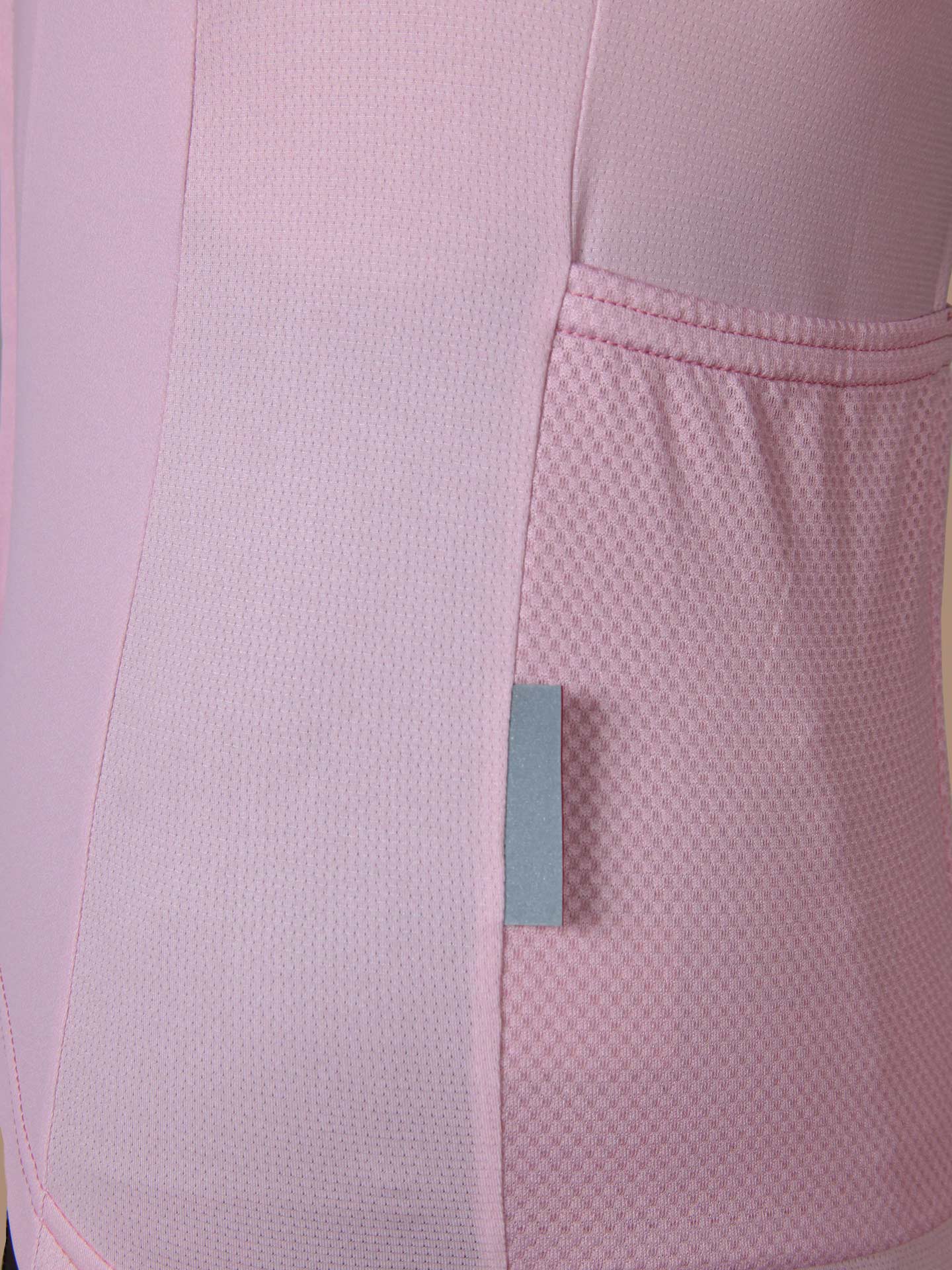 NGNM Stripes Rose quartz pocket reflective band super breathable fabric