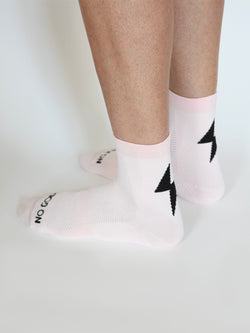 Power-Up Summer Socks - Powder Pink