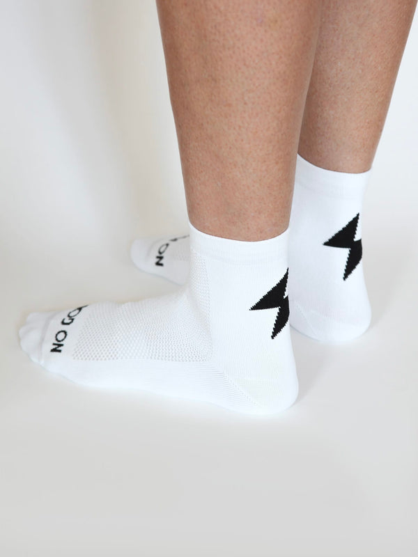 Power-Up Summer Socks - White