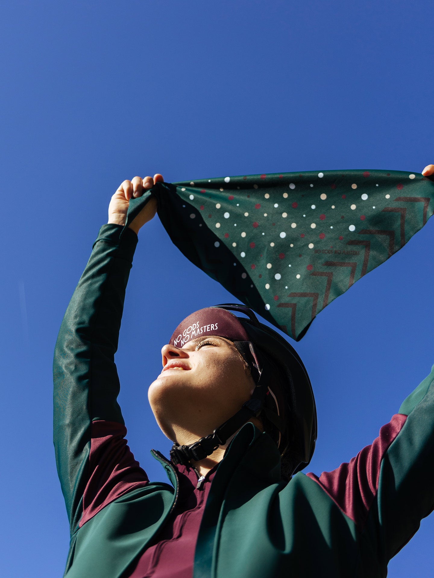 Fend off the Elements winter cap foulard green