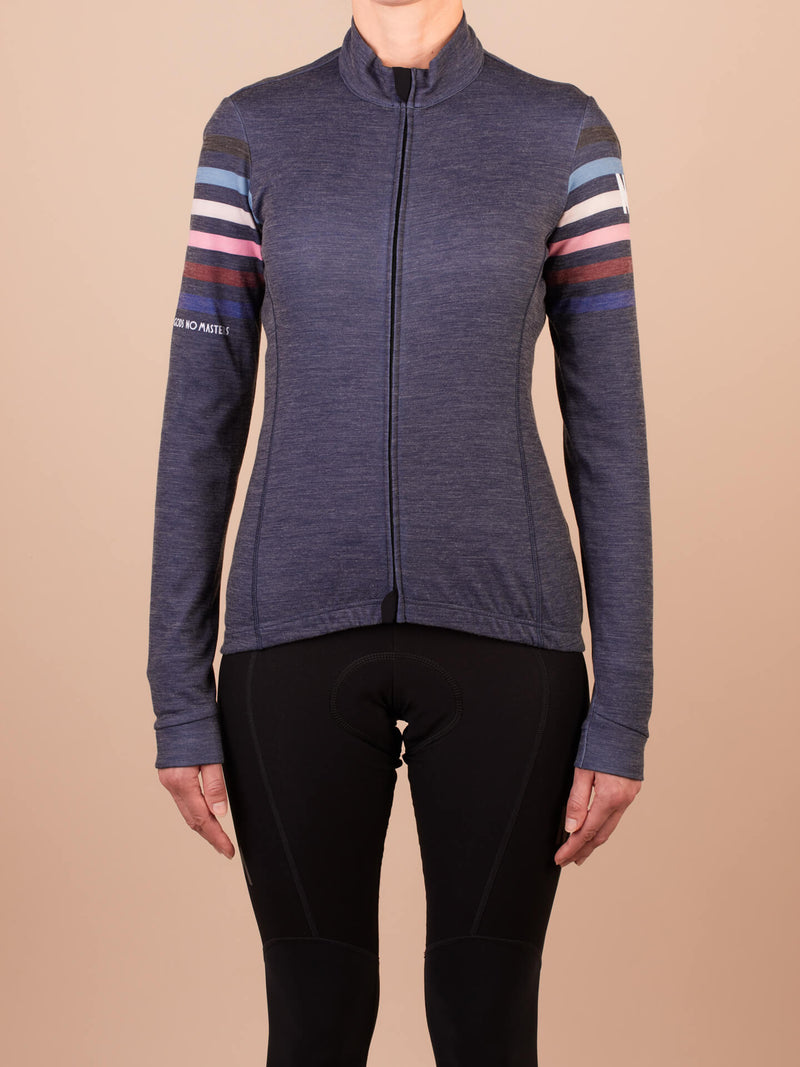 NGNM Poly Merino Jersey navy blue front