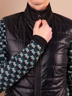 Performance Puff Winter Jacket forest green insulated front